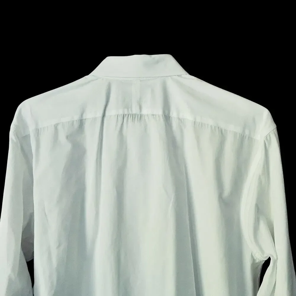 Banana Republic Men’s Tailored Slim Fit Tall 100% Cotton Button Up Shirt XL